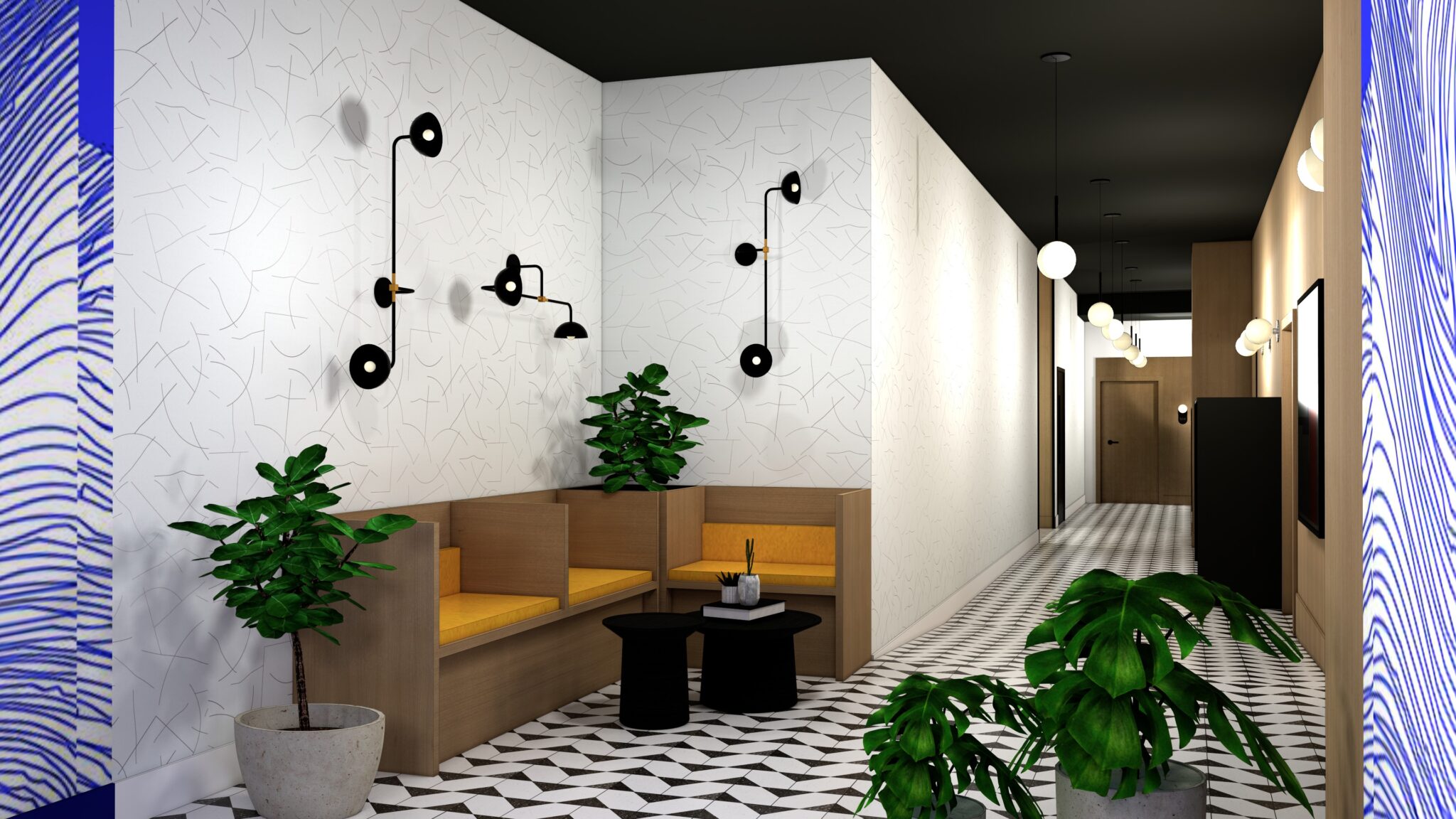 Chronicle Seattle Interior Lobby rendering